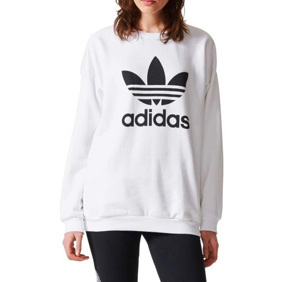 adidas originals trefoil crewneck sweatshirt